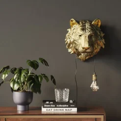 KARE Design Applique Animal Tiger Head 34cm> Luminaires