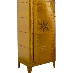 KARE Design Armoire Locker Gold 66x152cm> Meubles