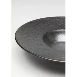 KARE Design Assiette creuse Cosmos noir Ø27cm><noscript><img width=