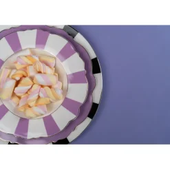 KARE Design Assiette creuse Harlequin violet Ø23cm> Accessoires