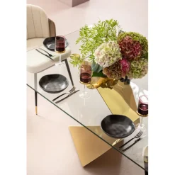KARE Design Assiette creuse Organic noire Ø22cm><noscript><img width=