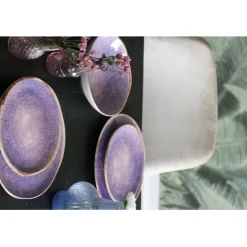 KARE Design Assiette creuse Shirley violet Ø21cm> Accessoires