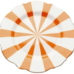 KARE Design Assiette Harlequin orange Ø22cm> Accessoires