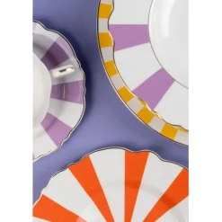 KARE Design Assiette Harlequin orange Ø22cm><noscript><img width=