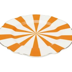 KARE Design Assiette Harlequin orange Ø22cm><noscript><img width=