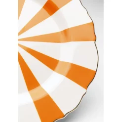 KARE Design Assiette Harlequin orange Ø22cm><noscript><img width=