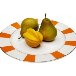 KARE Design Assiette Harlequin orange Ø27cm><noscript><img width=