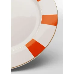 KARE Design Assiette Harlequin orange Ø27cm><noscript><img width=