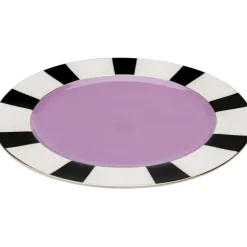 KARE Design Assiette Harlequin violet Ø31cm><noscript><img width=