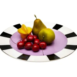KARE Design Assiette Harlequin violet Ø31cm><noscript><img width=