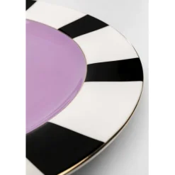 KARE Design Assiette Harlequin violet Ø31cm><noscript><img width=