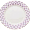 KARE Design Assiette Harlequin violet Ø21cm> Accessoires