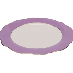 KARE Design Assiette Harlequin violet Ø27cm><noscript><img width=