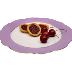 KARE Design Assiette Harlequin violet Ø27cm><noscript><img width=