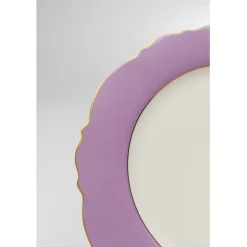 KARE Design Assiette Harlequin violet Ø27cm><noscript><img width=