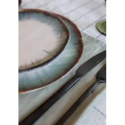 KARE Design Assiette Laguna bleu Ø26cm><noscript><img width=