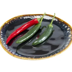 KARE Design Assiette Lio bleu nuit Ø20cm><noscript><img width=
