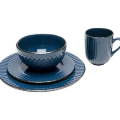 KARE Design Assiette Muse bleu Ø27cm><noscript><img width=