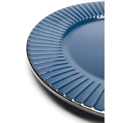 KARE Design Assiette Muse bleu Ø20cm><noscript><img width=