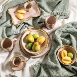 KARE Design Assiette Nala rose Ø20cm> Accessoires