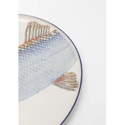 KARE Design Assiette Poisson bleu Ø27cm assorties><noscript><img width=