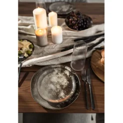 KARE Design Assiette Savannah marron/gris Ø26cm><noscript><img width=