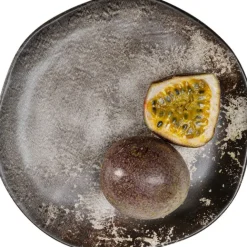 KARE Design Assiette Savannah marron/gris Ø26cm><noscript><img width=