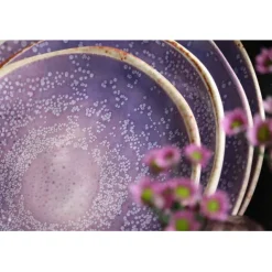 KARE Design Assiette Shirley violet Ø21cm><noscript><img width=