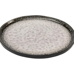 KARE Design Assiette Soho gris Ø27cm><noscript><img width=