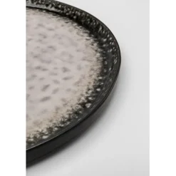 KARE Design Assiette Soho gris Ø27cm><noscript><img width=