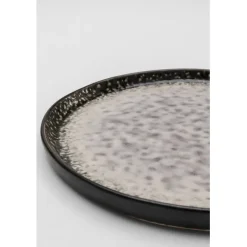 KARE Design Assiette Soho gris Ø21cm><noscript><img width=