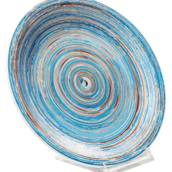 KARE Design Assiette Swirl bleu Ø19cm> Accessoires
