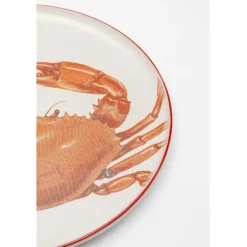KARE Design Assiettes Crabes rouges Ø27cm assorties><noscript><img width=