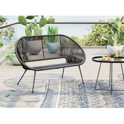 KARE Design Banquette Acapulco Mono noir> Meubles