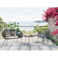 KARE Design Banquette Acapulco Mono noir><noscript><img width=