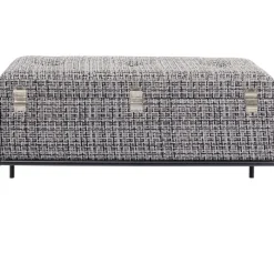 KARE Design Banquette Buttons Storage noir-blanc PM><noscript><img width=