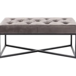 KARE Design Banquette Crossover gris noir 90x40cm> Meubles