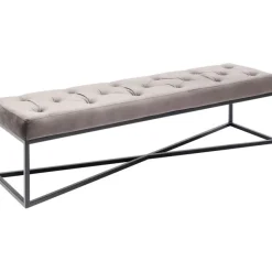KARE Design Banquette Crossover gris noir 150x40cm> Meubles