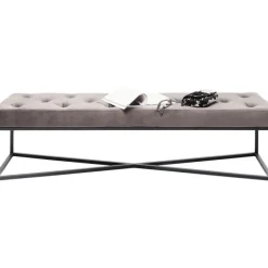 KARE Design Banquette Crossover gris noir 150x40cm><noscript><img width=