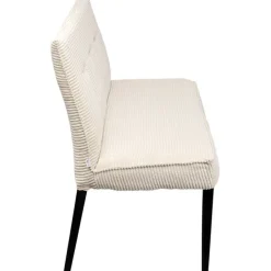 KARE Design Banquette Ledro velours côtelé crème 165cm><noscript><img width=