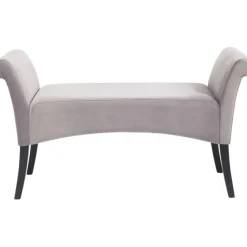KARE Design Banquette Motley Velvet Silvergrey> Meubles