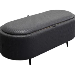 KARE Design Banquette Venezia Storage anthracite 100cm> Meubles