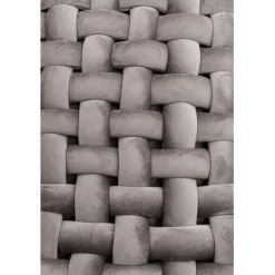 KARE Design Banquette Weave gris 128cm><noscript><img width=