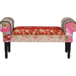 KARE Design Banquette Wing Patchwork rouge> Meubles