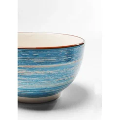 KARE Design Bol Swirl bleu Ø14cm><noscript><img width=