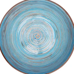 KARE Design Bol Swirl bleu Ø22cm><noscript><img width=