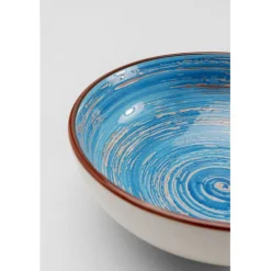 KARE Design Bol Swirl bleu Ø18cm><noscript><img width=