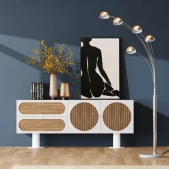KARE Design Buffet Atomic blanc 183x76cm> Meubles