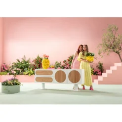 KARE Design Buffet Atomic blanc 183x76cm><noscript><img width=