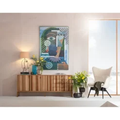KARE Design Buffet Concertina nature 186x74cm> Meubles